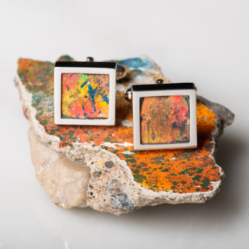 berlin wall upcycled jewellery