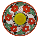 Hepburn and Hughes Art Deco Circular Earrings | Clarice Cliff Ceramics | 4 Options | Sterling Silver