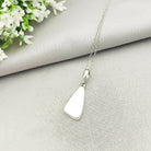 Hepburn and Hughes Art Deco Pendant | Original Clarice Cliff Pottery | Green, Orange and Yellow Designs | Sterling Silver