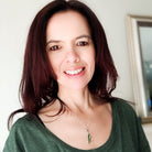 Hepburn and Hughes Art Deco Pendant | Original Clarice Cliff Pottery | Green, Orange and Yellow Designs | Sterling Silver