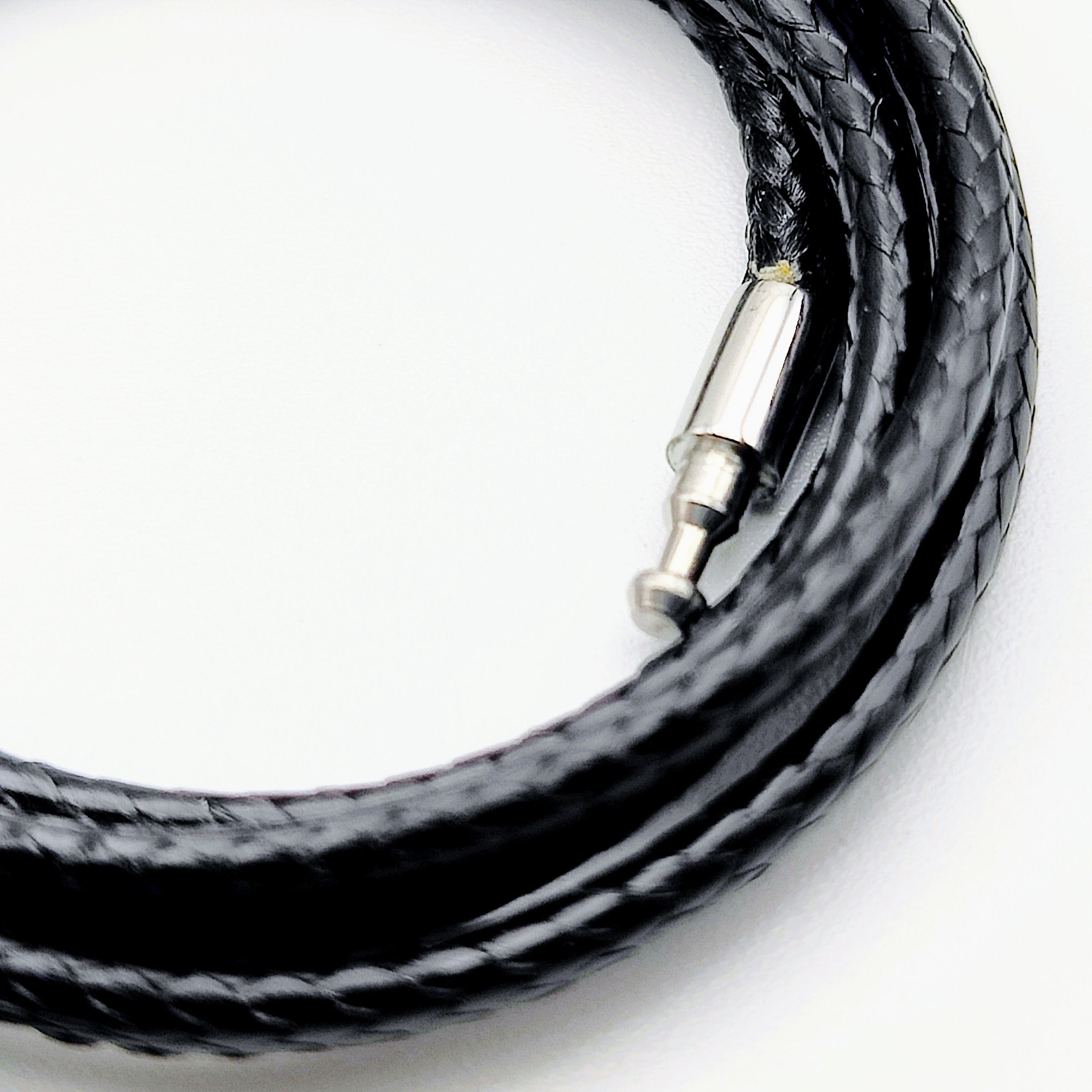 Hepburn and Hughes Black Leather 20" Necklace