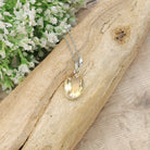 Hepburn and Hughes Citrine Pendant | Oval | November Birthstone | Sterling Silver