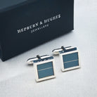 Hepburn and Hughes Concorde Cufflinks | Aviation Gift | Control Panel | Sterling Silver