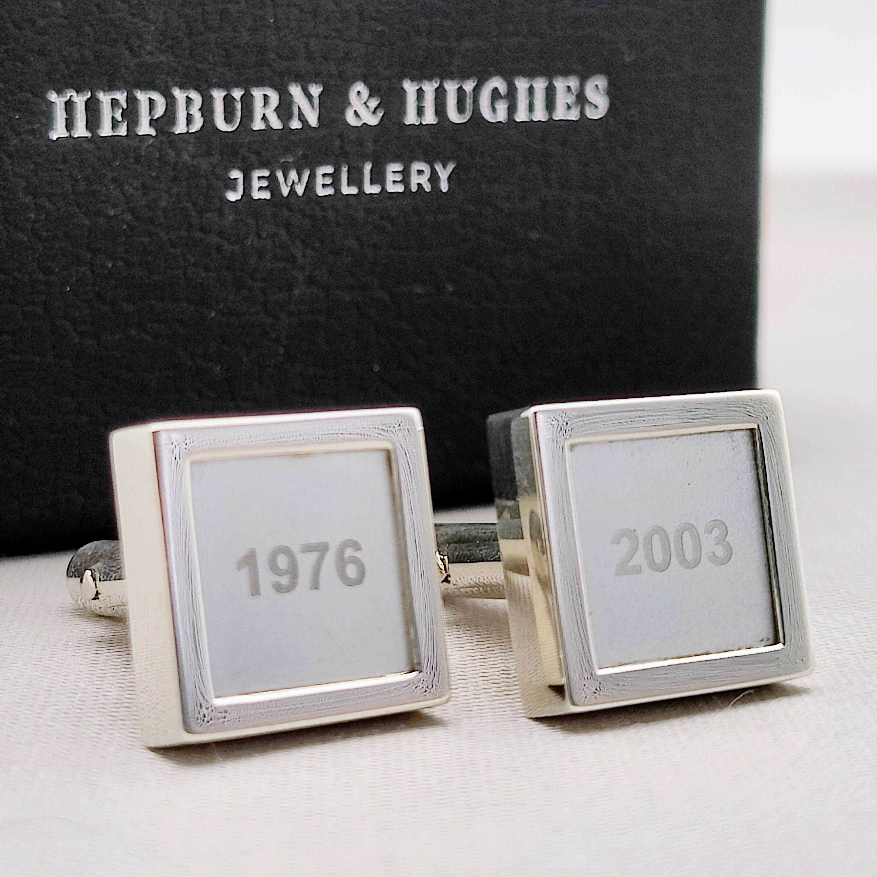 Hepburn and Hughes Concorde Cufflinks | Limited Edition Cuff Links | Sterling Silver