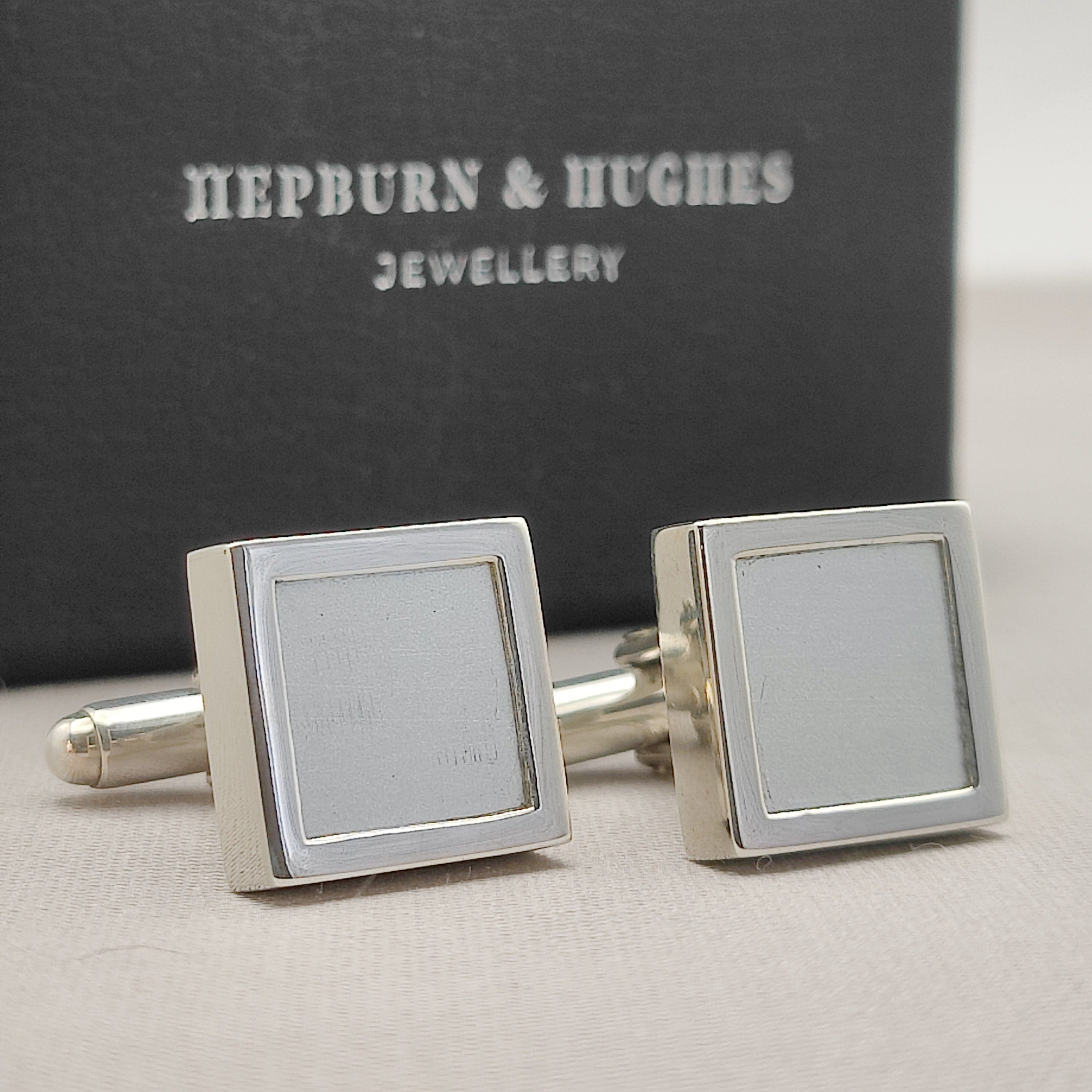 Hepburn and Hughes Concorde Cufflinks | Limited Edition Cuff Links | Sterling Silver