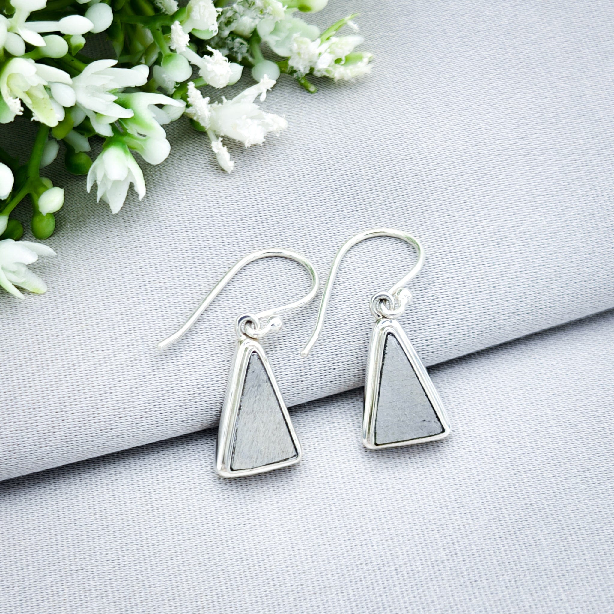 Hepburn and Hughes Concorde Earrings Limited Edition | Upcycled Panel | Aviation Gift | Sterling Silver