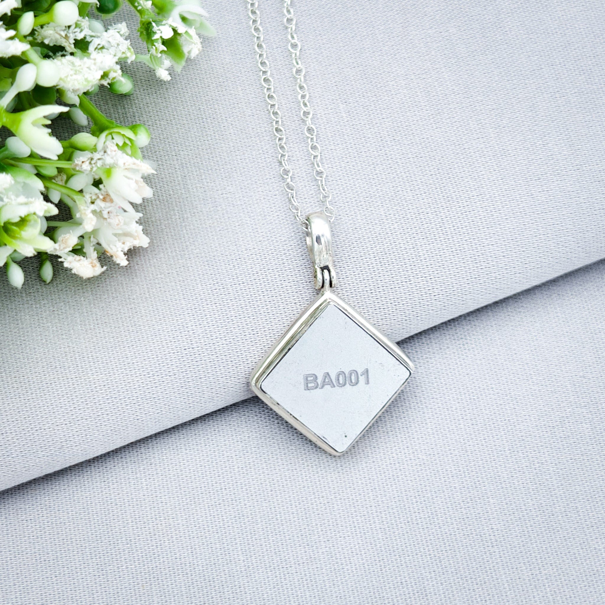 Hepburn and Hughes Concorde Pendant | Aviation Gift | Hiduminium Square Panel | Sterling Silver