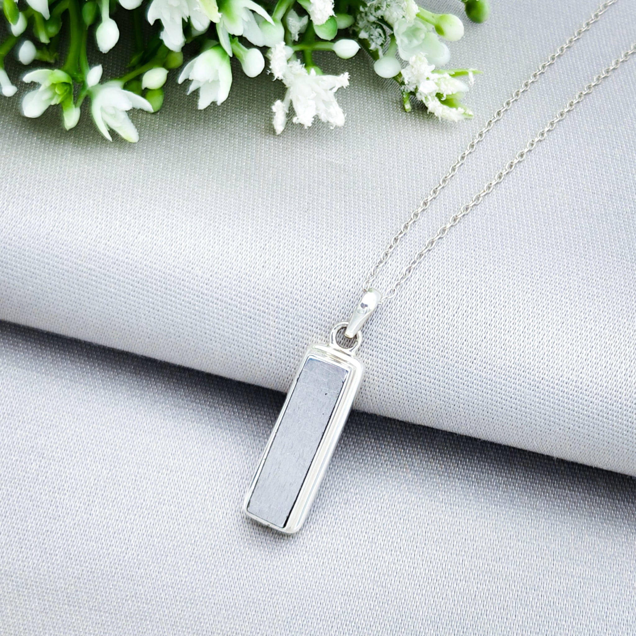 Hepburn and Hughes Concorde Pendant | Aviation Gift | Rectangle Hiduminium Panel | Sterling Silver