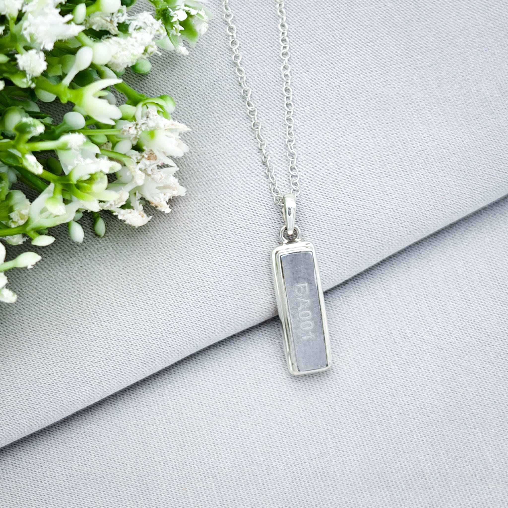 Hepburn and Hughes Concorde Pendant | Aviation Gift | Rectangle Hiduminium Panel | Sterling Silver
