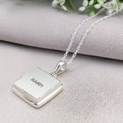 Hepburn and Hughes Concorde Pendant | Aviation Gift | Square | Sterling Silver