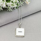 Hepburn and Hughes Concorde Pendant | Aviation Gift | Square | Sterling Silver