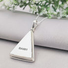 Hepburn and Hughes Concorde Pendant | Aviation Gift | Triangle | Sterling Silver