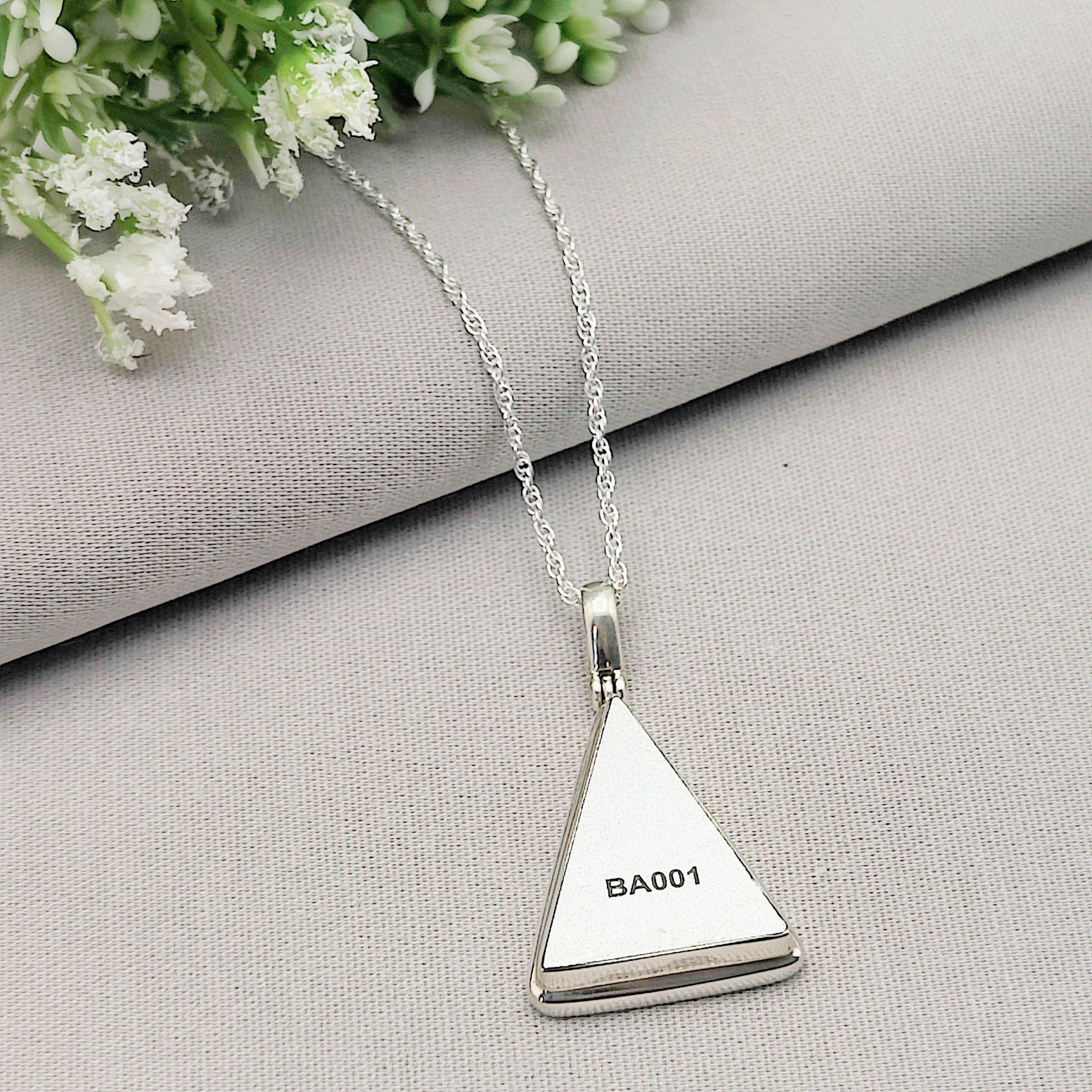 Hepburn and Hughes Concorde Pendant | Aviation Gift | Triangle | Sterling Silver