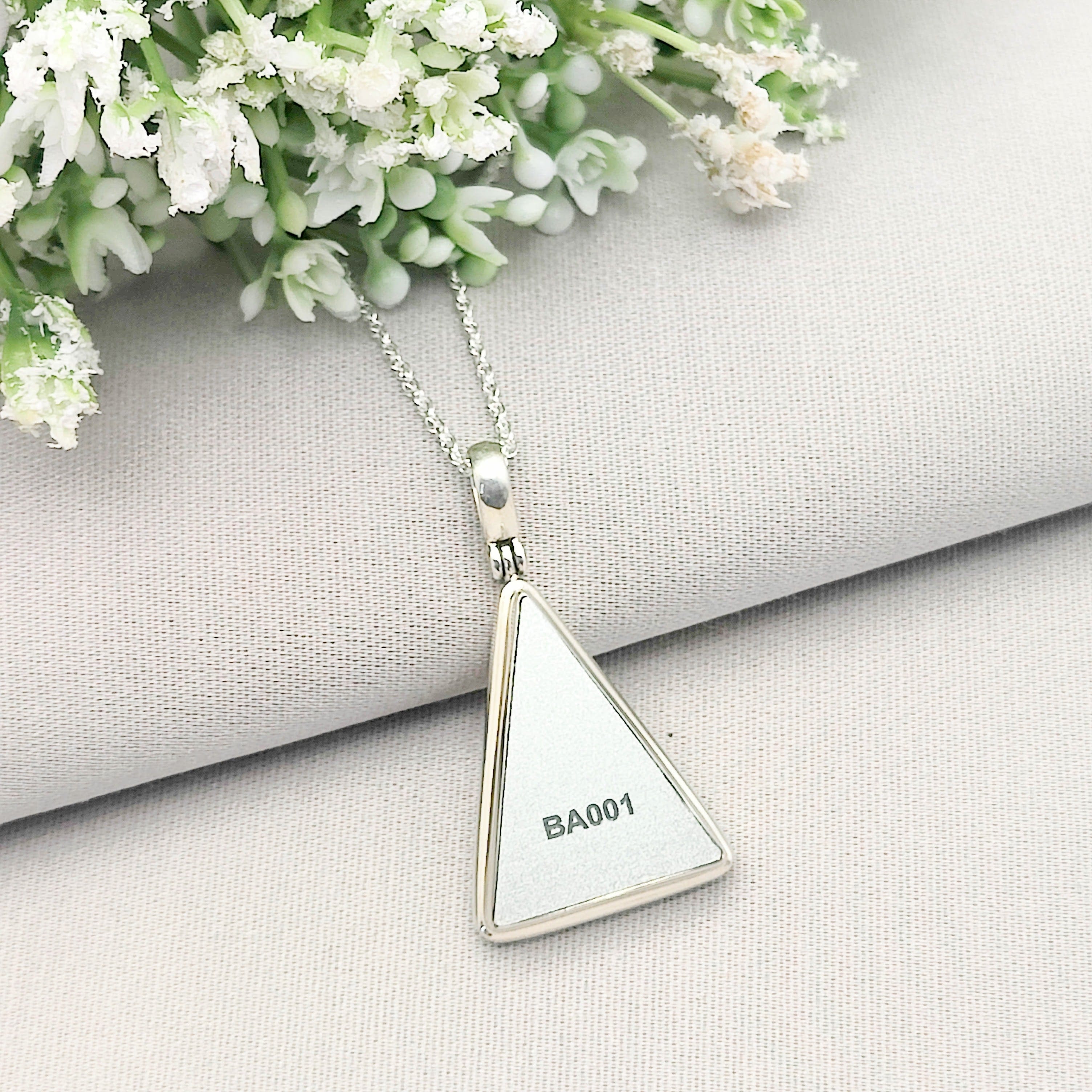 Hepburn and Hughes Concorde Pendant | Aviation Gift | Triangle | Sterling Silver
