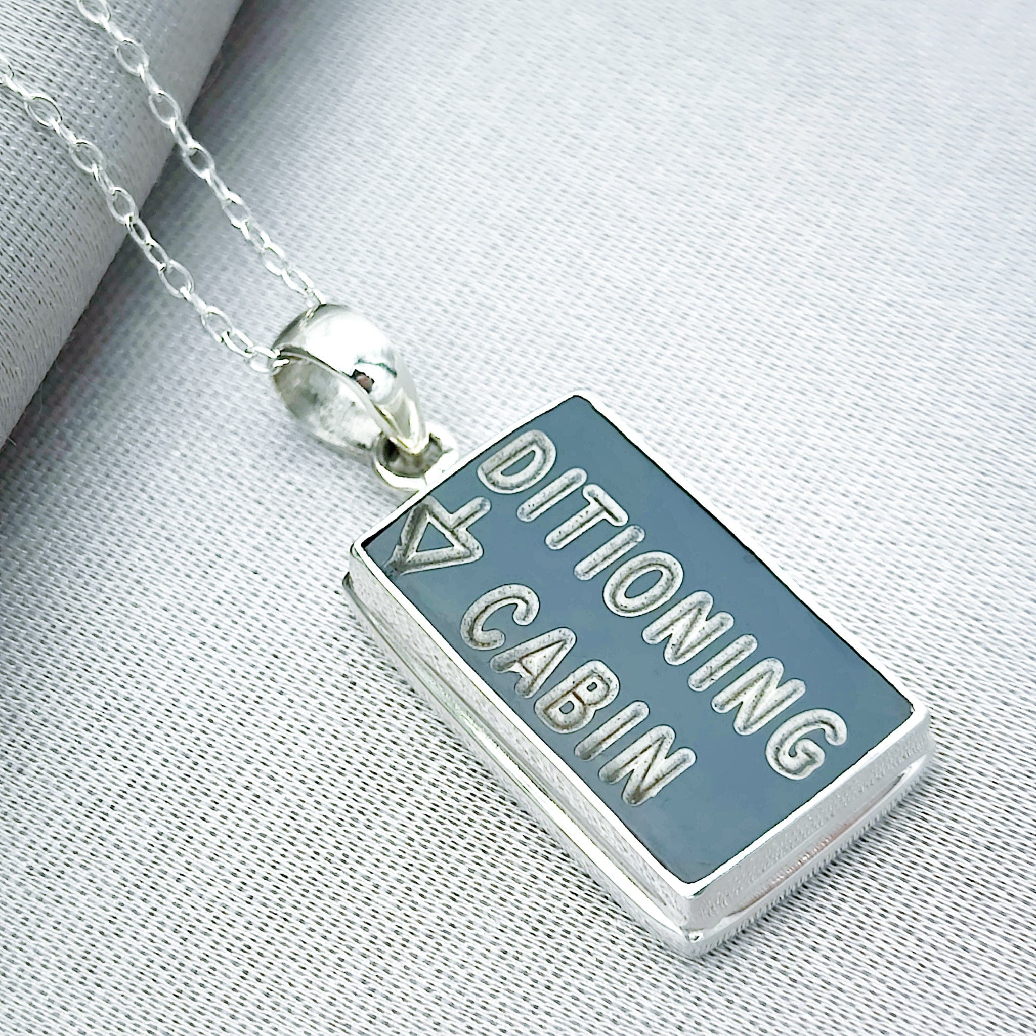 Hepburn and Hughes Concorde Pendant Limited Edition | Words 4 options | Sterling Silver