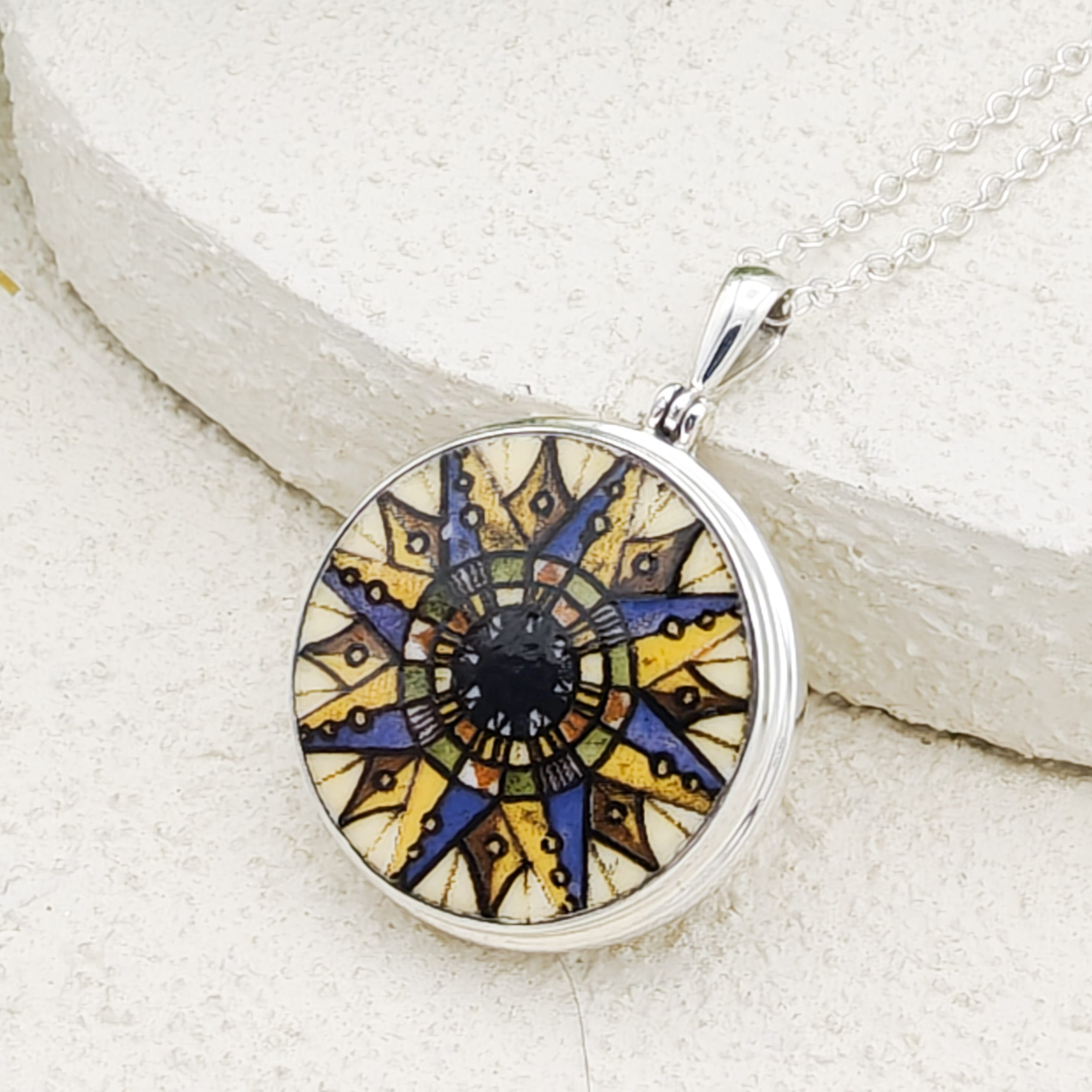 Hepburn and Hughes Concorde Pendant Made With a Commemorative Plate | Aviation Gift | Sterling Silver