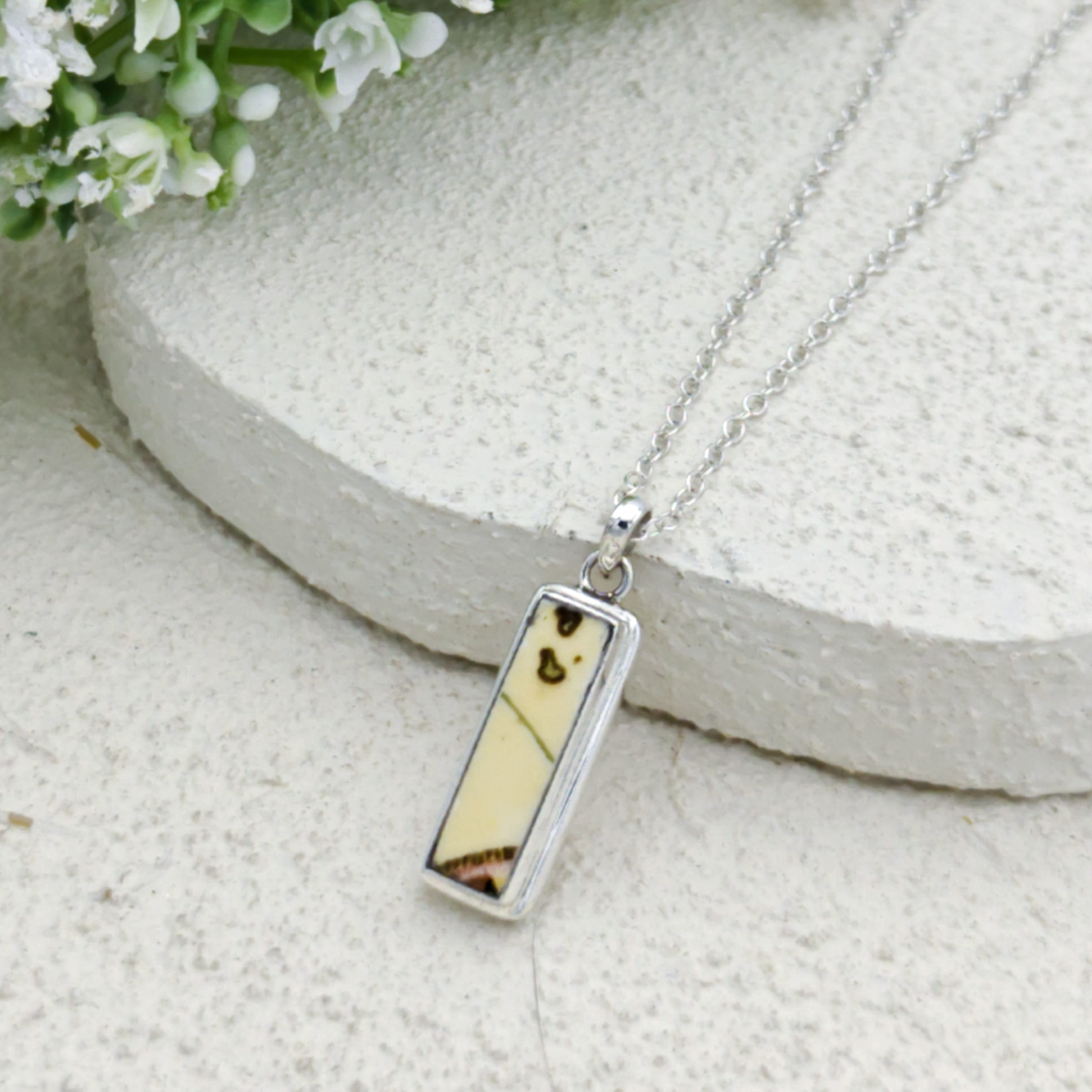 Hepburn and Hughes Concorde Pendant Made With a Commemorative Plate | Aviation Gift | Sterling Silver