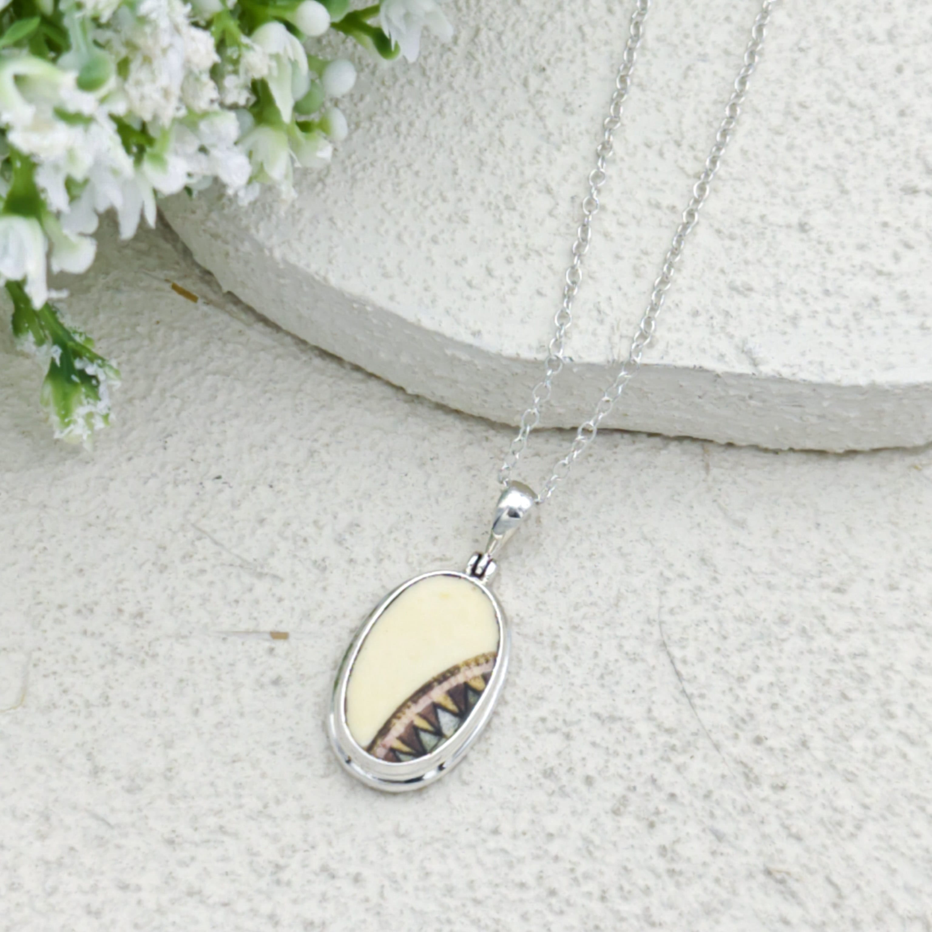 Hepburn and Hughes Concorde Pendant Made With a Commemorative Plate | Aviation Gift | Sterling Silver