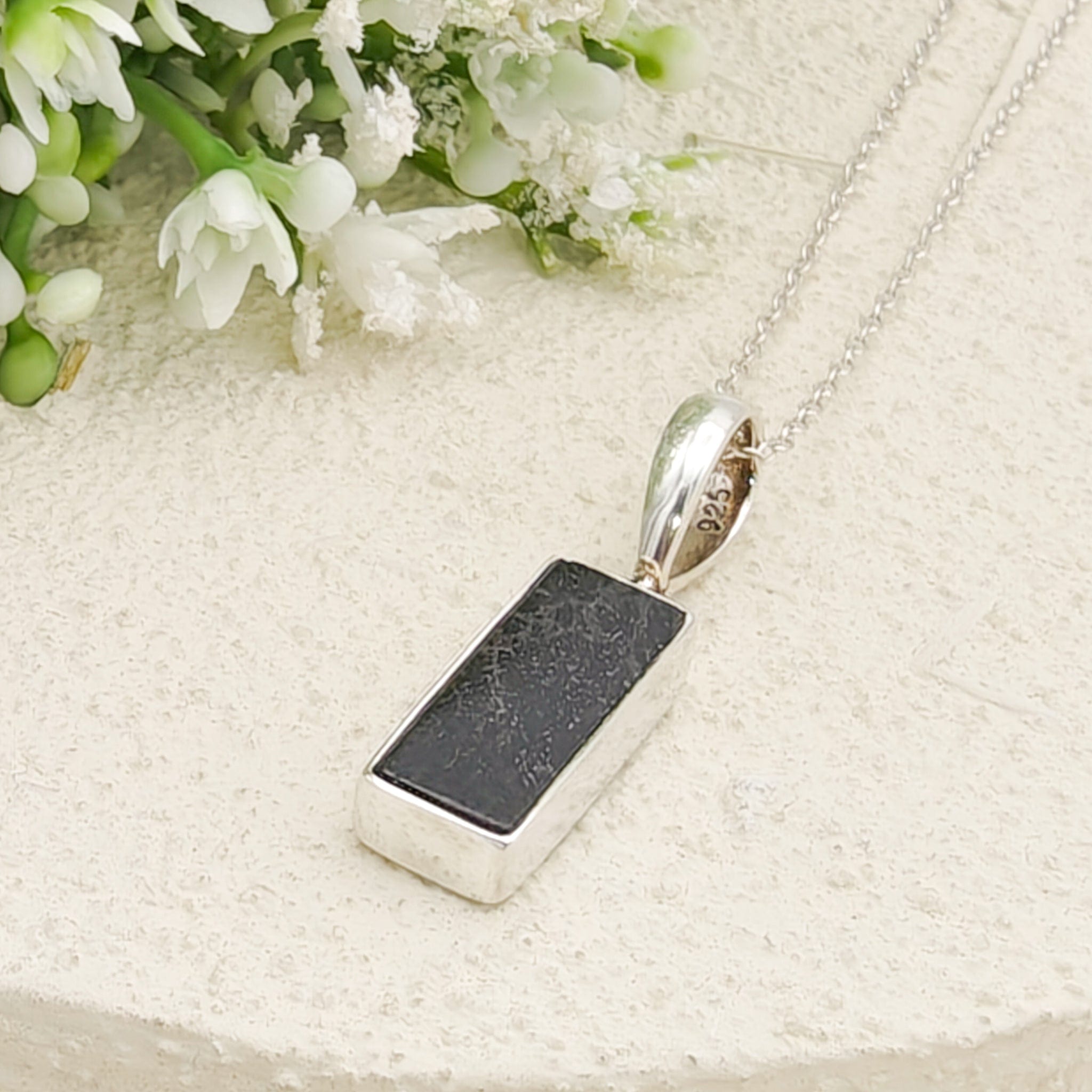 Hepburn and Hughes Dinosaur Fossil Pendant | Iguanodon | Jurassic Gift | Sterling Silver