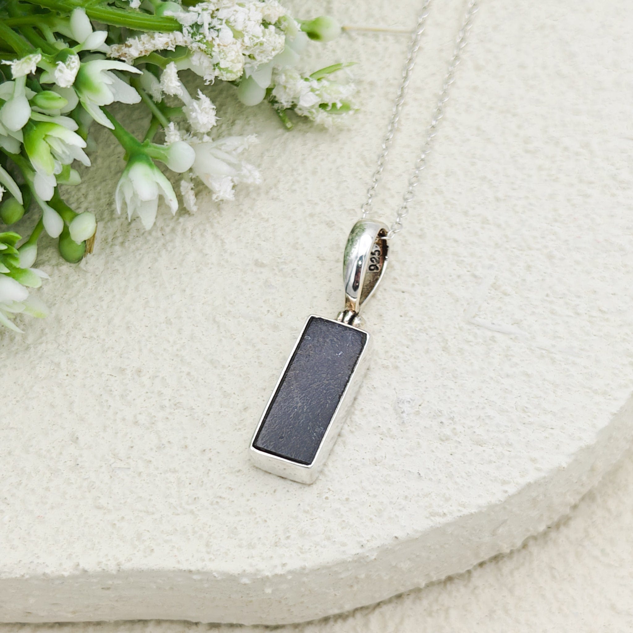 Hepburn and Hughes Dinosaur Fossil Pendant | Iguanodon | Jurassic Gift | Sterling Silver