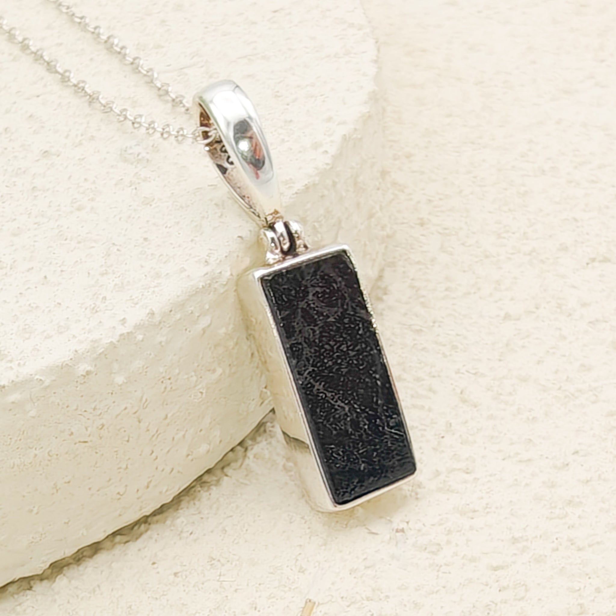 Hepburn and Hughes Dinosaur Fossil Pendant | Iguanodon | Jurassic Gift | Sterling Silver