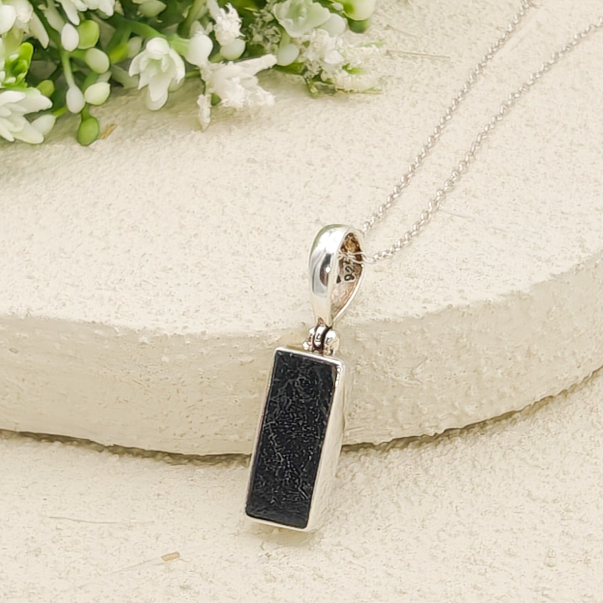 Hepburn and Hughes Dinosaur Fossil Pendant | Iguanodon | Jurassic Gift | Sterling Silver