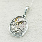 Hepburn & Hughes Elgin Watch Movement Pendant | Vintage Timepiece | Sterling Silver