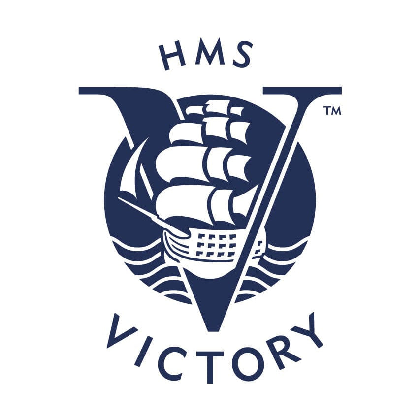 Hepburn and Hughes HMS Victory Oak Tie Pin for Men | Nautical Gift | Set in Sterling Silver