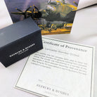 Hepburn and Hughes Lancaster Bomber Cufflinks | WW2 Aviation Cuff Links Gift | Sterling Silver
