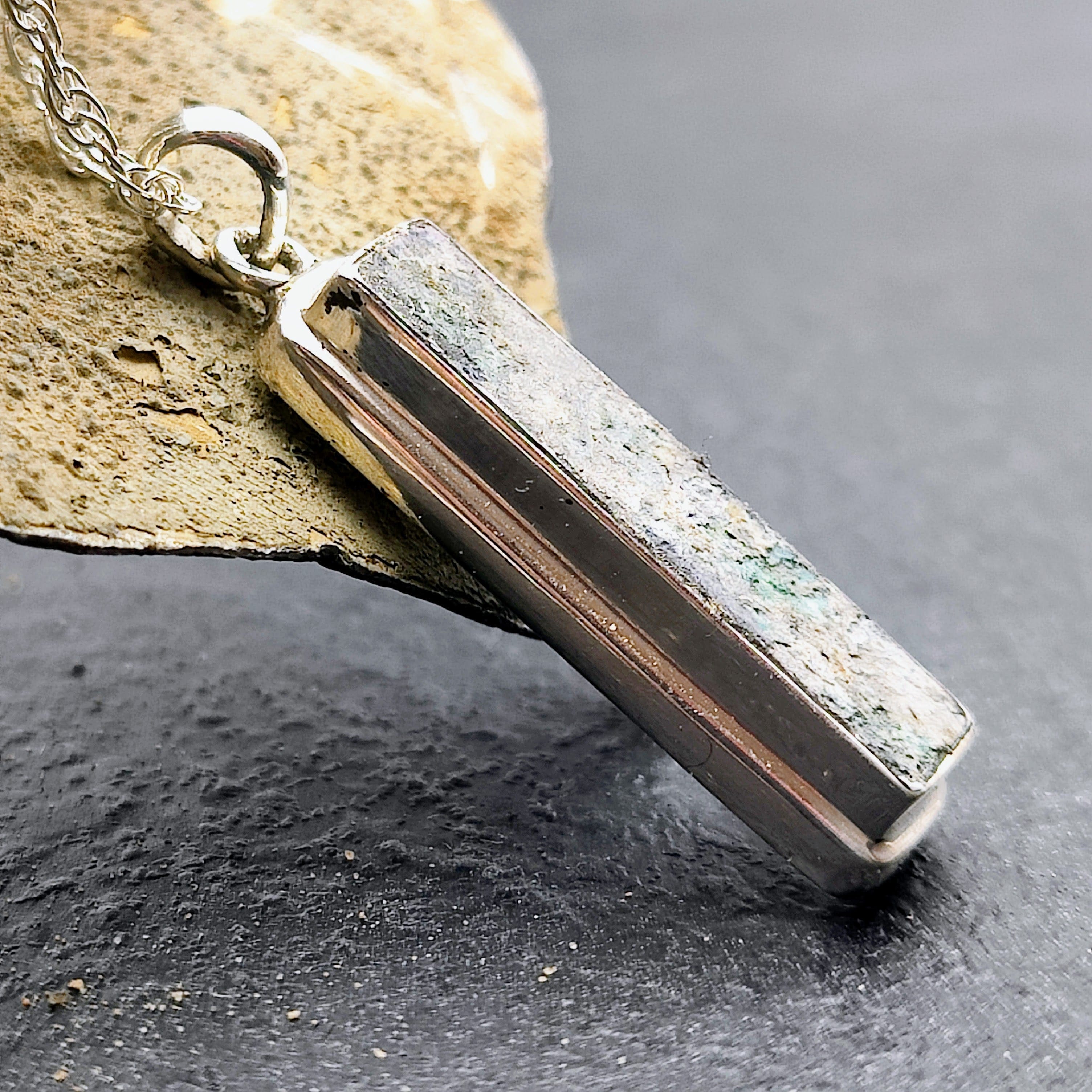 Hepburn and Hughes Lancaster Bomber Pendant | WW2 Aviation Gift | Rectangle | Sterling Silver