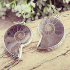Hepburn and Hughes Madagascan Ammonite Earrings | Limited Edition | 3 Styles | Sterling silver