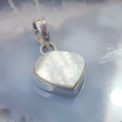 Hepburn and Hughes Mother of Pearl Pendant | June Birthday | Three Styles | Sterling Silver