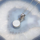 Hepburn and Hughes Mother of Pearl Pendant | June Birthday | Three Styles | Sterling Silver