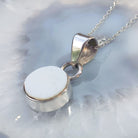 Hepburn and Hughes Mother of Pearl Pendant | June Birthday | Three Styles | Sterling Silver