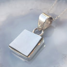 Hepburn and Hughes Mother of Pearl Pendant | June Birthday | Three Styles | Sterling Silver
