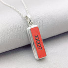 Hepburn and Hughes Red Arrows Pendant | Upcycled Rudder | Aviation Gift | Sterling Silver
