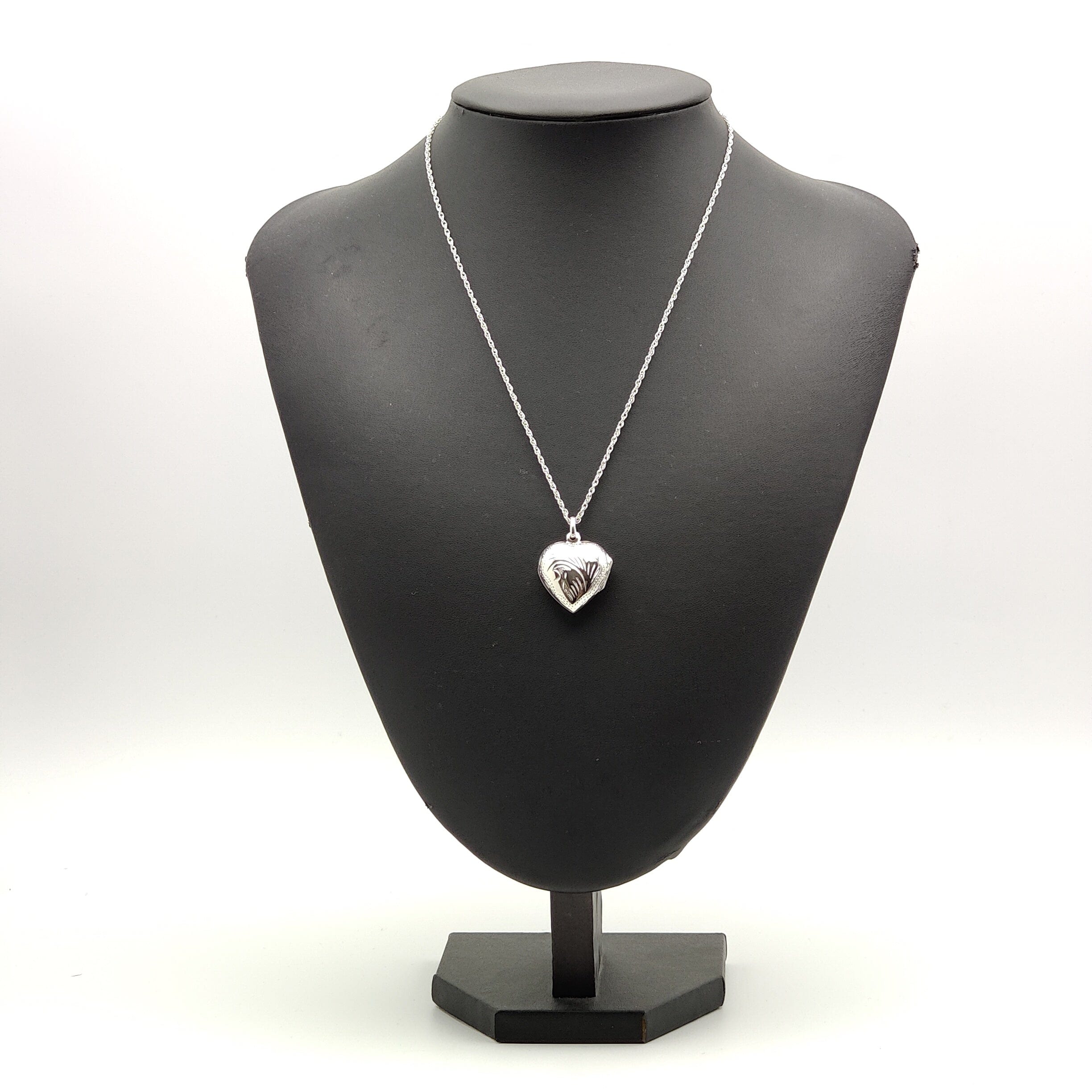 Hepburn and Hughes Silver Heart Locket | Sentimental Gift |  22mm | Sterling Silver