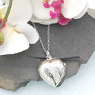 Hepburn and Hughes Silver Heart Locket | Sentimental Gift |  22mm | Sterling Silver