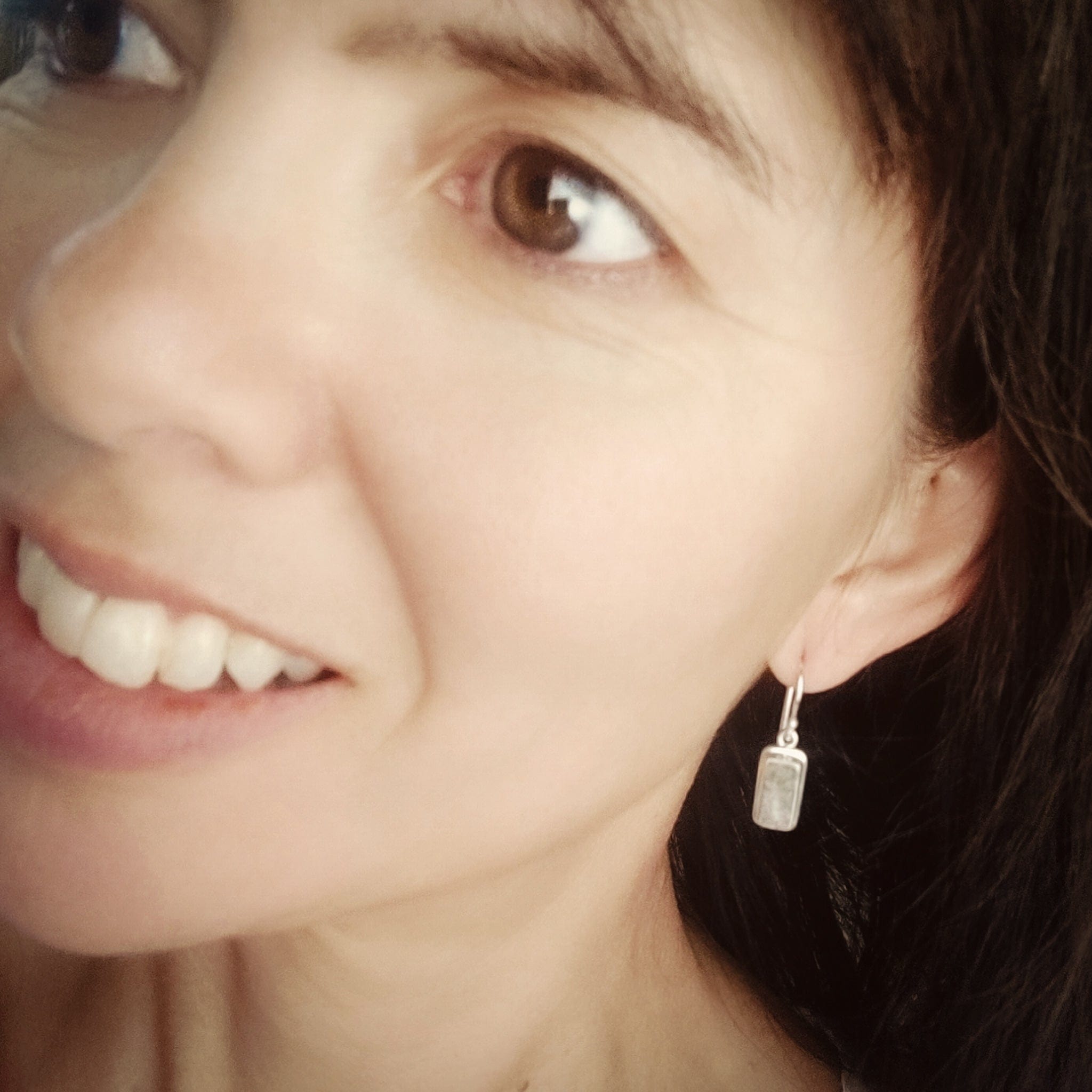 Hepburn and Hughes Spitfire Earrings | Made with Original Spitfire Fuselage | Sterling Silver
