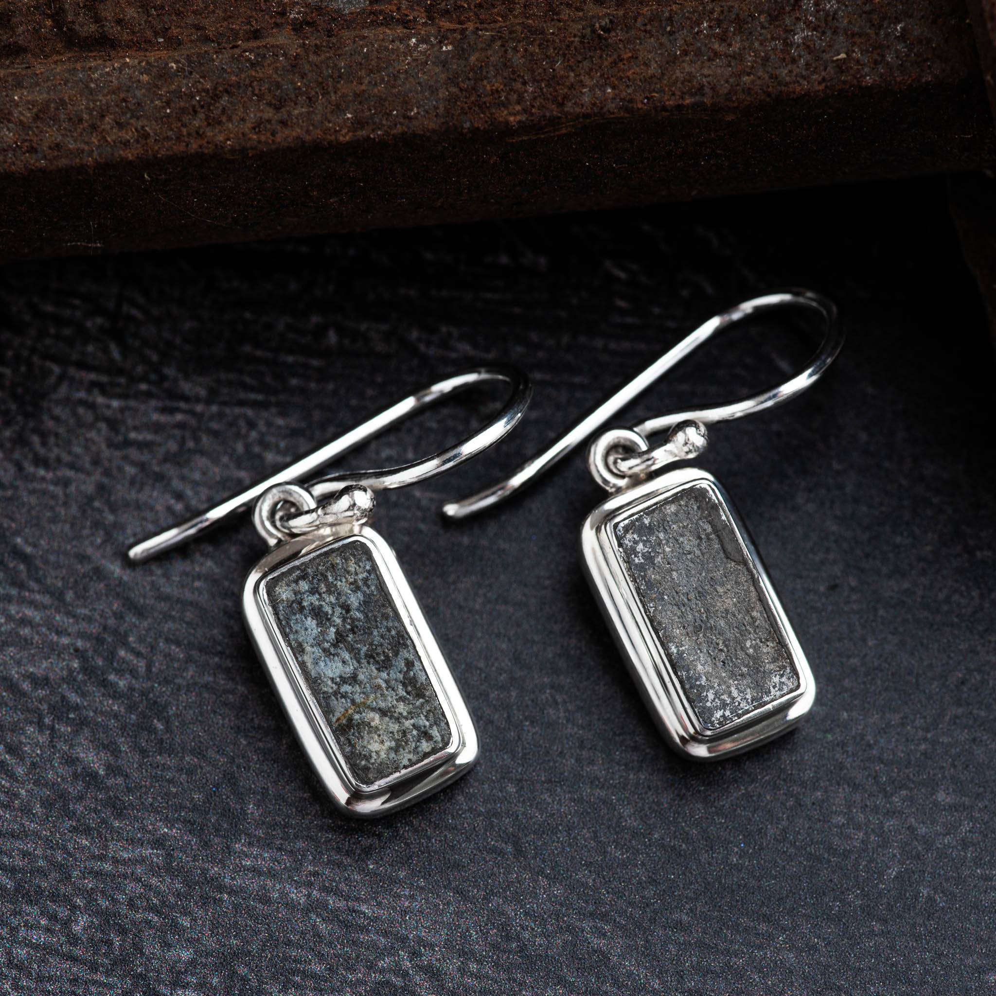 Hepburn and Hughes Spitfire Earrings | Made with Original Spitfire Fuselage | Sterling Silver