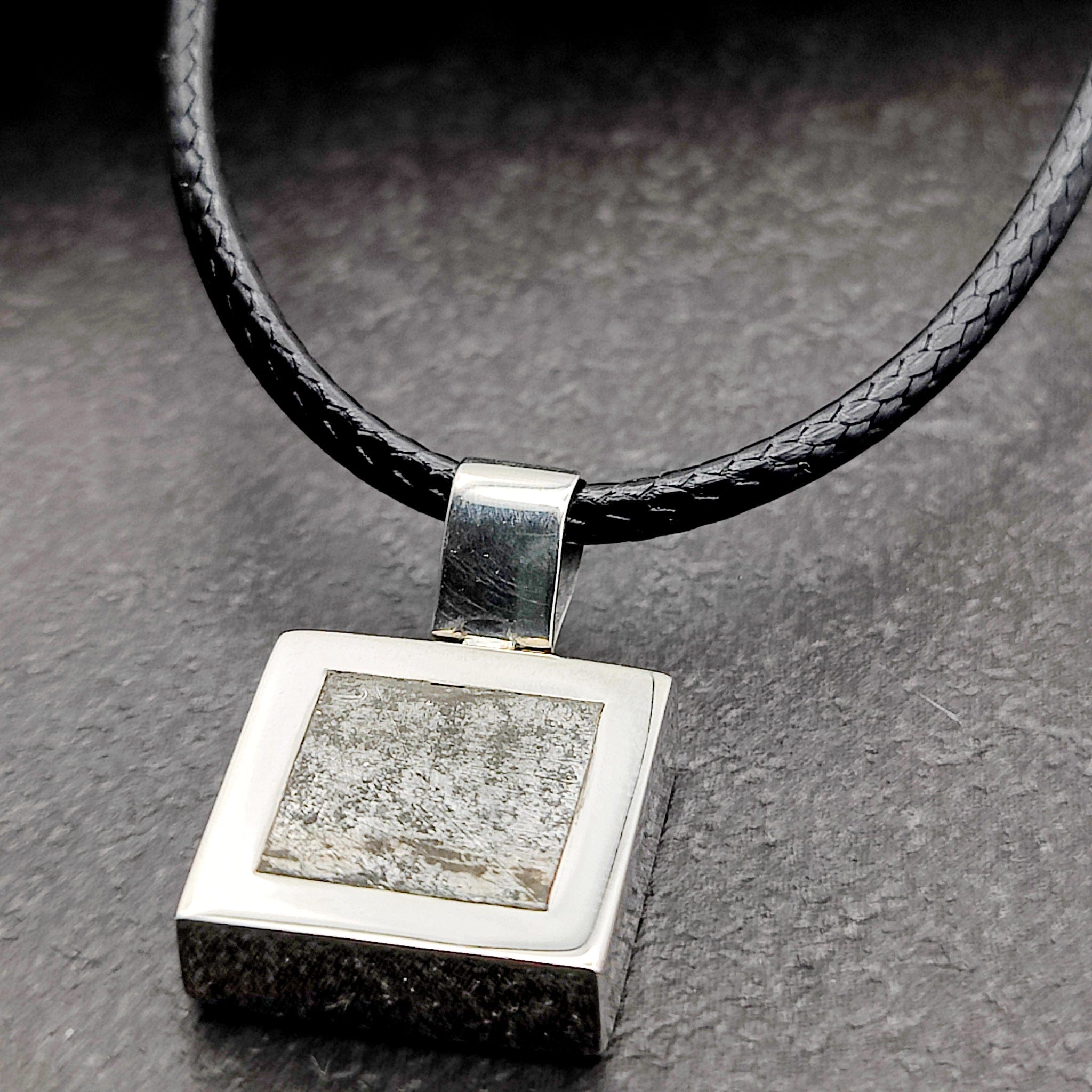 Hepburn and Hughes Spitfire Pendant in Sterling Silver | Made with Original Fuselage | Square or Rectangle