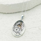 Hepburn & Hughes Vintage Watch Movement Pendant | Sterling Silver