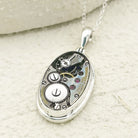 Hepburn & Hughes Vintage Watch Movement Pendant | Sterling Silver