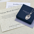 Hepburn & Hughes Vintage Watch Movement Pendant | Sterling Silver