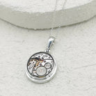 Hepburn & Hughes Vintage Watch Movement Pendant | Sterling Silver