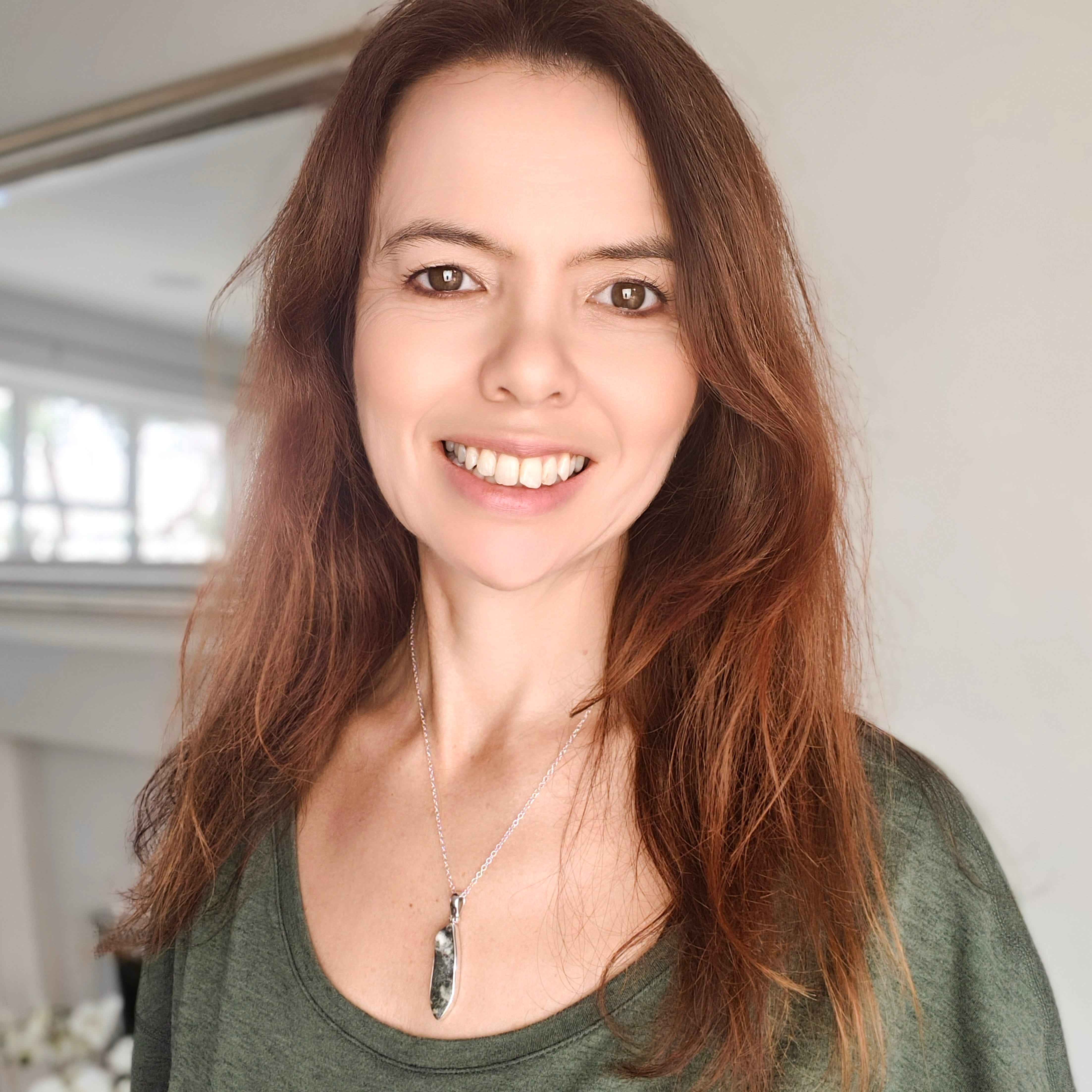 Hepburn and Hughes Welsh Preseli Bluestone Necklace | "Stonehenge" New Age Gift | 3 Options | Sterling Silver