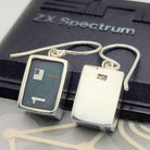 Hepburn and Hughes ZX Spectrum Keyboard Earrings | Numbers | Computer Gift | Sterling Silver
