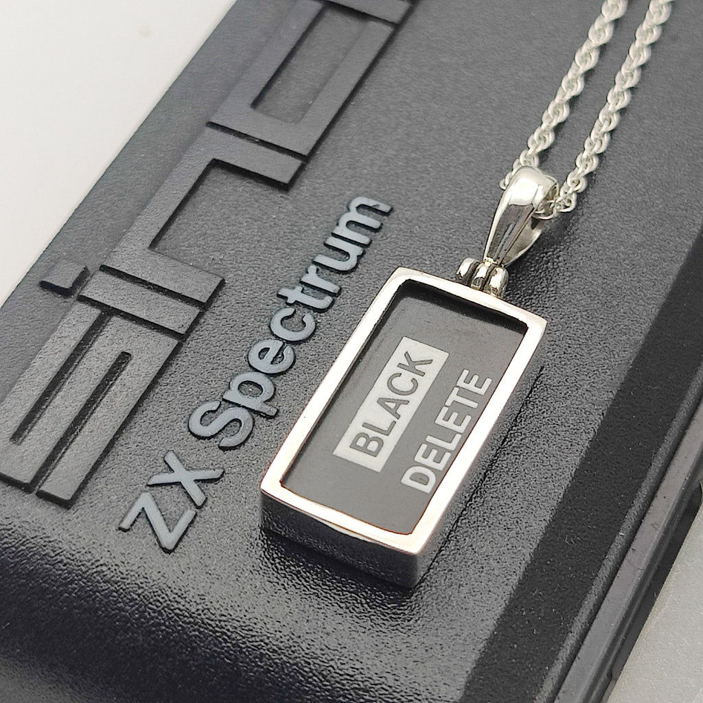 Hepburn and Hughes ZX Spectrum Keyboard Pendants | Colours | Computer Gift | Sterling Silver
