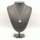 Hepburn and Hughes Art Deco pendant | Circular Clarice Cliff necklace | 20mm diameter | Six options | Sterling Silver