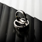 Hepburn and Hughes Art Deco Ring, circle in Sterling Silver